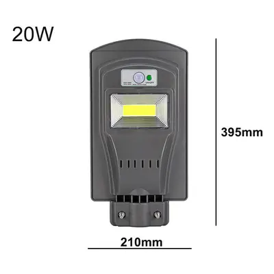 (20W) 20W 40W 60W Solar Powered PIR Motion Sensor Street Lamp Outdoor Garden Yard Light