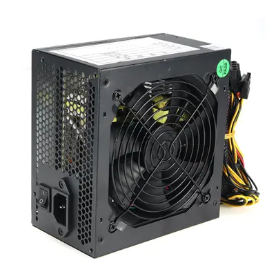 600W PC Power Supply Quiet ATX 12V 24Pins 12CM Cooling Fan Desktop Computer Power Supply Gaming 