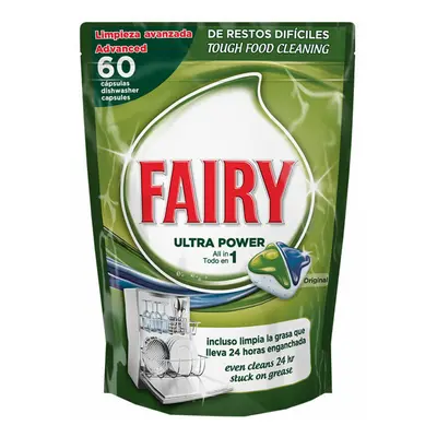 Dishwasher lozenges Fairy Fairy Todo En Original (60 Units)