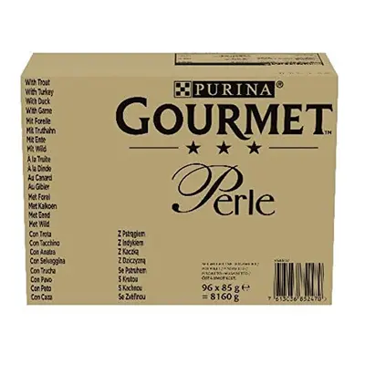 Gourmet Perle Mini Fillets in Jelly Country Medley Wet Cat Food Pouches; for Adult and Senior Ca