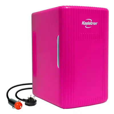 (Pink) 6L Mini Fridge Portable Mini Fridge For Bedrooms