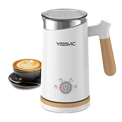 YISSVIC Milk Frother Electric Milk Steamer Automatic Hot or Cold Milk Foam Maker for Capuccino C