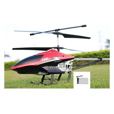 (red) 3.5ch 80cm Rc Helicopter Extra Large Remote Control Copter Durable Charging Toy Drone Mode