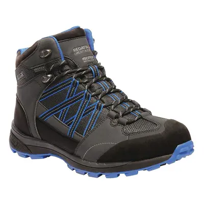 (12 UK, Ash/Oxford Blue) Regatta Mens Samaris Mid II Hiking Boots