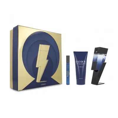 Carolina Herrera Bad Boy Cobalt Gift Set 100ml EDP + 100ml Shower Gel + 10ml EDP Spray