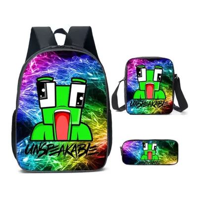 (Style 1) 3pc Unspeakable School Backpack Set