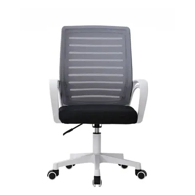 (Grey ) MOF Office Chair Ergonomic Desk Chair Lumbar Support Height Adjustable