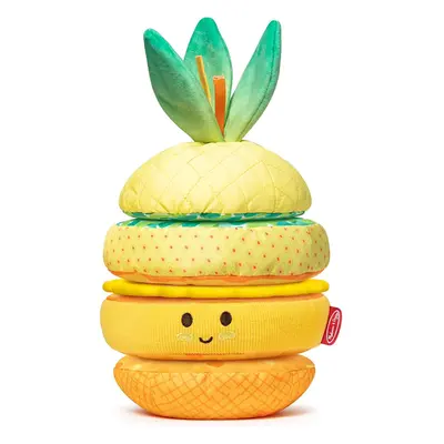 Melissa & Doug Multi-Sensory Pineapple Soft Stacker Infant Toy