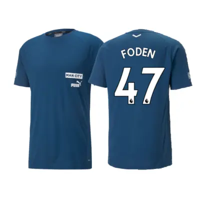 (M) Man City Casuals Tee (Blue) (FODEN 47)