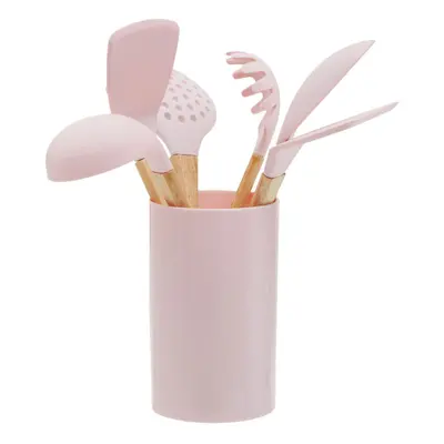 Premier Housewares 7pc Pastel Pink Utensil Set