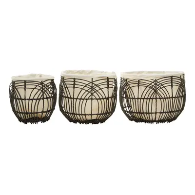 Premier Housewares Arles Set of Rattan Baskets