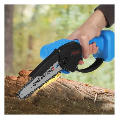 Electric Chain Saw Cordless Wood Mini Cutter 1200W One-Hand Saw Woodworking