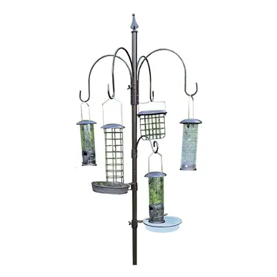 Metal Complete Bird Feeding Station with Feeders