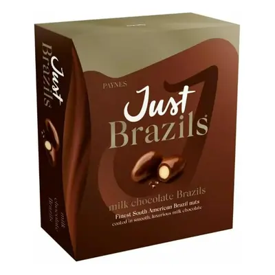 (Pack Of 12) Just Brazils milk chocolate Brazils 150g