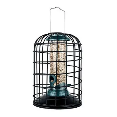 iBorn Squirrel Proof Bird Feeder with Squirrel, Pestoff Hanging Wild Bird Seed Feeder for Mix Se