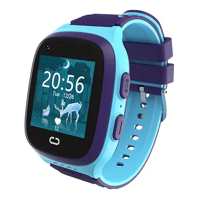 (Blue) Smart Watch Kids GPS 4G LT31, LBS GPS WiFi