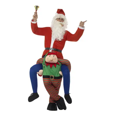 Smiffys Unisex Adult Elf Piggy Back Costume