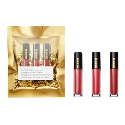 Pat McGrath Labs Mini Lip Gloss Trio Red Opulence