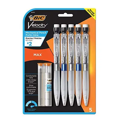 BIC MPMX5P51 Velocity Max Pencil HB2 No. 0.5 mm