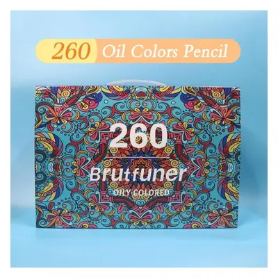 (260 oily colors) Brutfuner 12/48/120/160/260 Colors Oily Colored Pencils Watercolor Pencil Sket