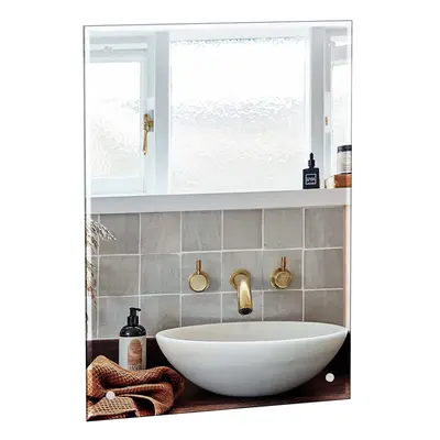 (60 x 45cm) Frameless Rectangular Mirror with Bevelled Edge