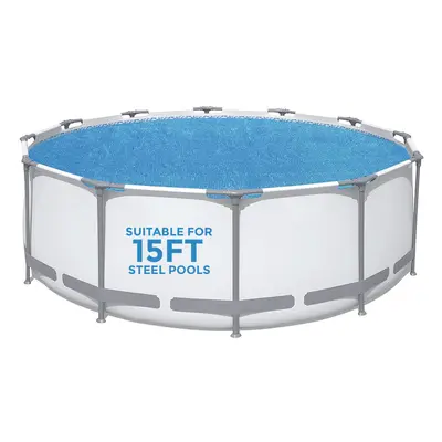 (FOR 15FT STEEL POOL) Solar Pool Cover for 8, 10, & 15ft Inflatable Fast Set Paddling Swimming P