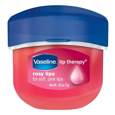 3x Vaseline Lip Therapy Rosy Lips Original, Cocoa Butter)