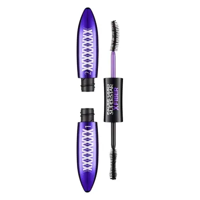 L'Oreal Paris False Lash X Fiber Mascara Black, Falsh Lash Effect Mascara, Two Step with Primer 