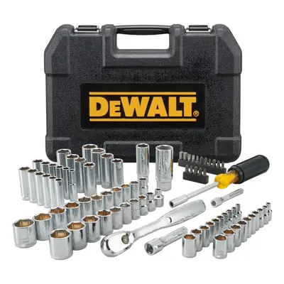 Dewalt Piece Maintenance Kit Spanner Mechanics Screwdriver Socket Set 1/4 3/8