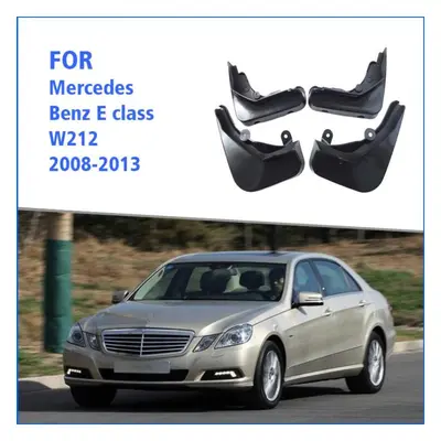 (black) For Mercedes Benz E Class W212 Mudguard Fender Mud Flap Guards Splash Mudflaps Car Acces