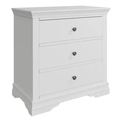 (White - Drawer) Chest 3/5/6 Drawers Dresser Bedroom Storage Solid Pine MDF