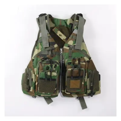 (army green, free size(45-95KG)) Life Vest Life Jacket Fishing Outdoor Sport Flying Jacket Safet