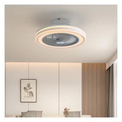 21-inch Acrylic Ceiling Mount LED Fan Light