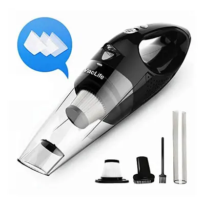 VacLife Handheld Vacuum, Car Vacuum Cleaner Cordless, UK Type-G Pin Plug, Silver (VL189)