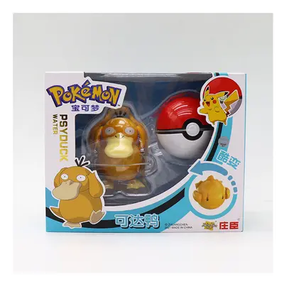 (Psyduck) Pokemon Ball Action Figures Toy Set Transformable