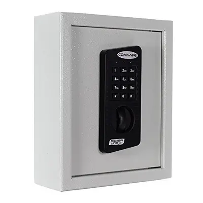 Rottner KeyTronic Electronic 20-Key Cabinet with Key Hooks - Compact Steel Key Safe with Advance