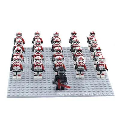 (2) 21Pcs Fit Lego Star Wars Empire Storm Trooper Minifigures Kids Toys