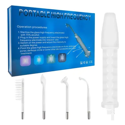 TUMAKOU Professional High Frequency Facial Machine - Face Skin Therapy Wand for Wrinkle Reducing