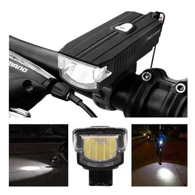 550LM Modes German Standard USB Charging 1200mAh Battery Bike Light With 120db Horn