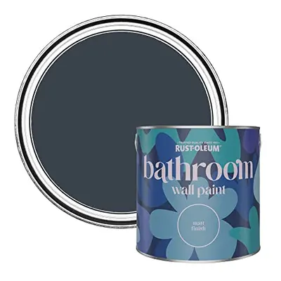 Black Water-Resistant Bathroom Wall & Ceiling Paint - Black Sand 2.5L (SHDRCT1010)