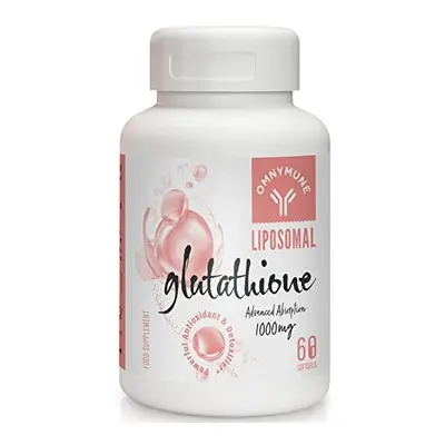 Liposomal Glutathione Supplement 1000mg, Reduced Glutathione Softgels with Vitamin C, for Anti-A