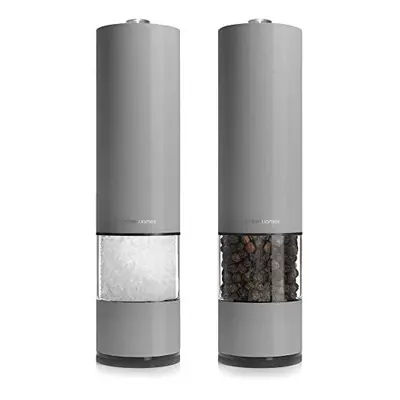 Salt and Pepper Mills Electric Grinder Set | Illuminated Dispensing Adjustable Coarseness from C