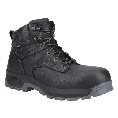 (Black, 10.5 (Adults')) Timberland Pro Titan 6" Leather Black Safety Boots