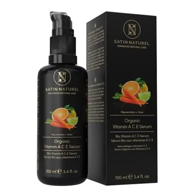 ORGANIC Vitamin C Serum extra Vitamins A&E Anti-Wrinkle Face Serum with Aloe Vera Basis,100ml Bo