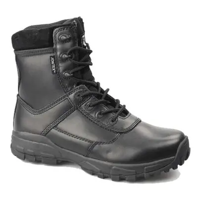 (Black, UK 12) Grafters Ambush Mens Waterproof Combat Military Cadet Leather Boots