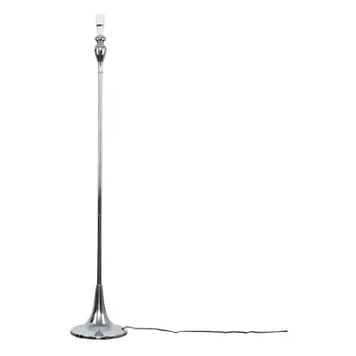 Modern Polished Chrome Spindle Design Floor Lamp Base