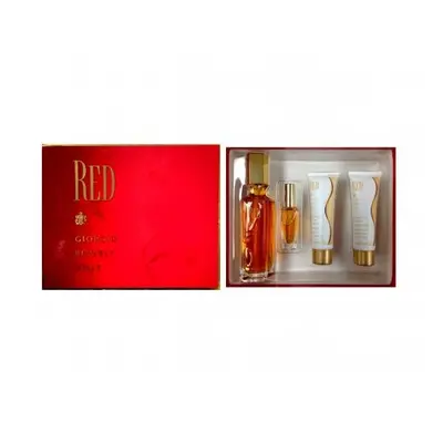 Giorgio Red Pcs Set: Oz Edt Sp + Ml Edt Sp + 1.6 B/L + 1.6 S/G