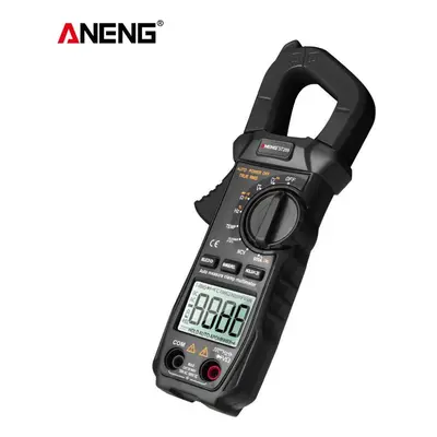 (Black) ANENG ST209 Digital Multimeter Clamp Meter Counts True RMS Amp DC/AC Current Clamp Teste