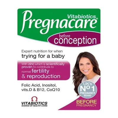 Vitabiotics Pregnacare Before Conception Tablets - Nutritional Support for Women Planning Pregna