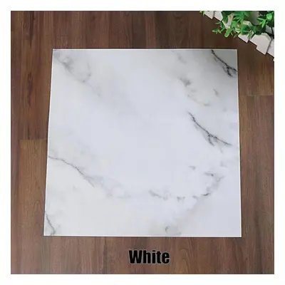 (white, 40pcs) New 30cmx30cm Self Adhesive Durable Waterproof Marble Floor Sticker Stone Effect 